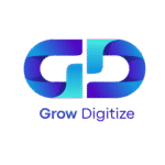 Grow Digitize Logo with Wordmark